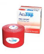  AcuTop Pro Sport Tape 5 cm x 5 m czerwony, 1 szt., cena, wskazania, właściwości