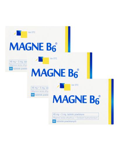 MAGNE B6 - 3 x 50 szt. Lek na niedobór magnezu. - Apteka internetowa Melissa