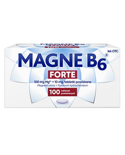 Magne B6 Forte, 100 mg + 10 mg, 100 tabletek - 1016908- brak kartonowego opakowania  