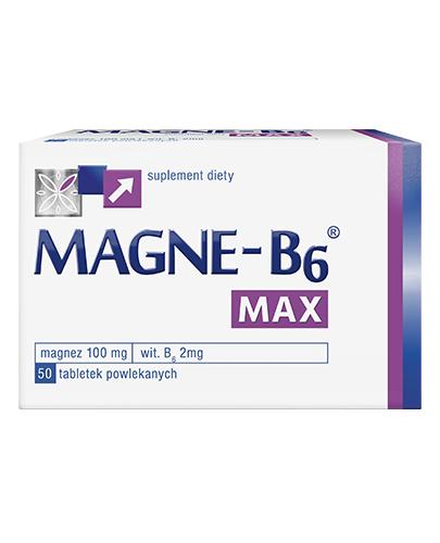 MAGNE B6 MAX - 50 tabl. - Apteka internetowa Melissa