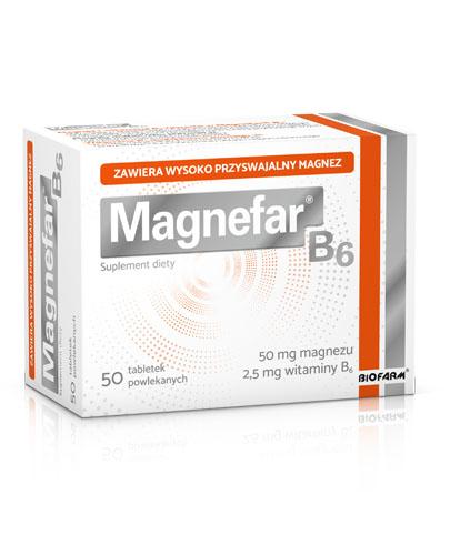MAGNEFAR B6 - 50 tabl. - Apteka internetowa Melissa