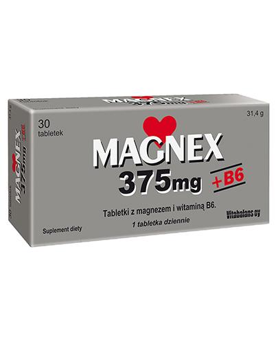  Magnex 375 mg + B6 - 30 tabl. - cena, opinie, właściwości - Apteka internetowa Melissa  