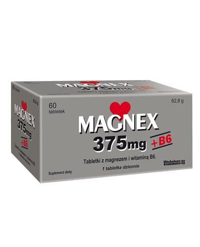  MAGNEX 375 MG + B6 - 60 tabl. - Apteka internetowa Melissa  