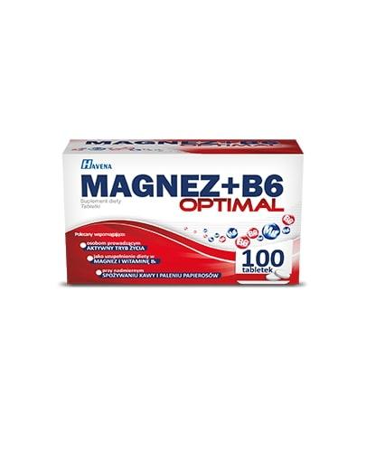  MAGNEZ + B6 OPTIMAL, 100 tabletek - Apteka internetowa Melissa  