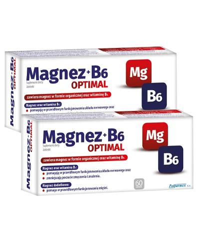  Magnez+B6 Optimal 2 x 60 tabl. - Apteka internetowa Melissa  