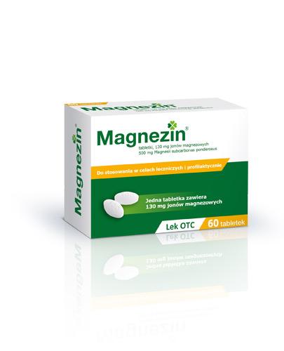  MAGNEZIN 500 mg, 60 tabletek - Apteka internetowa Melissa  
