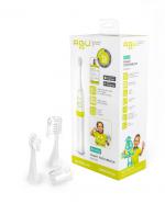 AGU BABY Smart Kids Inteligentna Szczoteczka elektryczna z aplikacją AGU SKT6 + końcówki wymienne 2 szt., 1 zestaw