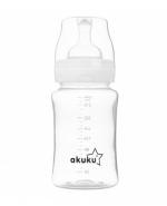 Akuku Butelka do karmienia szerokootworowa A0107, 240 ml