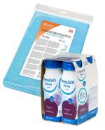 AKUKU Jednorazowe podkłady higieniczne z wkładem papierowym 40x60 cm - 5 szt. + FRESUBIN ENERGY DRINK O smaku czarnej porzeczki - 4 x 200 ml