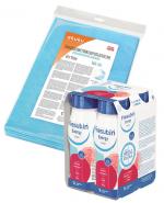 AKUKU Jednorazowe podkłady higieniczne z wkładem papierowym 40x60 cm - 5 szt.+  FRESUBIN ENERGY DRINK O smaku truskawkowym - 4 x 200 ml