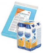 AKUKU Jednorazowe podkłady higieniczne z wkładem papierowym 40x60 cm - 5 szt. + FRESUBIN PROTEIN ENERGY DRINK O smaku owoców tropikalnych - 4 x 200 ml