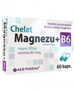  Alg Pharma Chelat magnezu + B6 - 60 kaps. - cena, opinie, stosowanie