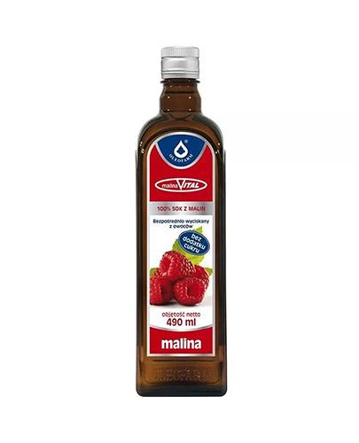 MALINAVITAL Sok z malin - 490 ml - Apteka internetowa Melissa