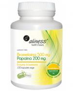 ALINESS Bromelaina 500 mg, Papaina 200 mg - 100 kaps.
