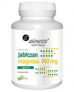 Aliness Jabłczan magnezu 140 mg z B6 (P-5-P), 100 vege kaps.
