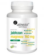 Aliness Jabłczan magnezu 140 mg z B6 (P-5-P), 100 vege kaps.