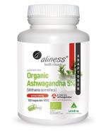 Aliness Organic Ashwagandha 5% - 100 kaps. 