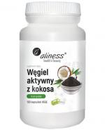 Aliness Węgiel aktywny z kokosa - 100 kaps.