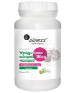 Aliness Wyciąg z nasion ostropestu 190 mg + karczoch - 100 kaps. 