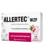  Allertec WZF, 10 tabl. powl. Na alergię, cena, opinie, ulotka