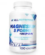 Allnutrition Magnesium 5 Forms + B6 (P-5-P), 100 kapsułek