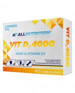 Allnutrition Vit D3 4000 IU Odporność, 60 kaps.