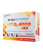 Allnutrition Vit D3 4000 + K2 Odporność, 60 kaps.