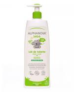 ALPHANOVA BEBE Organiczne mleczko z oliwką do mycia dla niemowląt - 500 ml