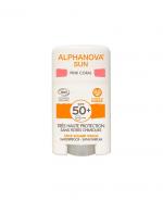 Alphanova Sun Krem z filtrem w sztyfcie SPF50+ Pink Coral  - 12 g