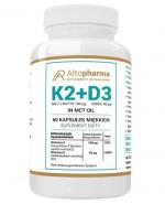  Altopharma Witamina K2 + D3 - 60 kaps. - cena, opinie, wskazania