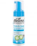 Alviana Fresh & Clean Pianka oczyszczająca do mycia twarzy z bio ogórkiem - 150 ml
