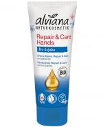 Alviana Repair & Care Hands Krem do rąk intensywnie pielęgnujący z bio olejkiem jojoba i bio oliwą z oliwek - 75 ml