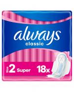 Always Classic Maxi 2 Podpaski ze skrzydełkami - 18 szt.