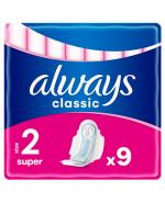 ALWAYS CLASSIC Podpaski ze skrzydełkami Maxi - 9 szt.