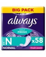 Always Dailies 3in1 Fresh Scent Fresh&Protect Normal Wkładki higieniczne - 58 szt.