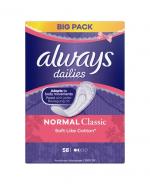 Always Dailies Soft Like Cotton Normal Wkładki higieniczne - 58 szt.
