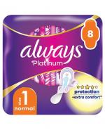 Always Platinum Normal 1 Podpaski ze skrzydełkami - 8 szt.