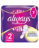 Always Platinum Super 2 Podpaski ze skrzydełkami - 7szt.