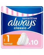 ALWAYS SENSITIVE CLASSIC Podpaski ze skrzydełkami Normal - 10 szt.