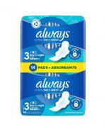 Always Ultra Night 3 Podpaski ze skrzydełkami - 14 szt.