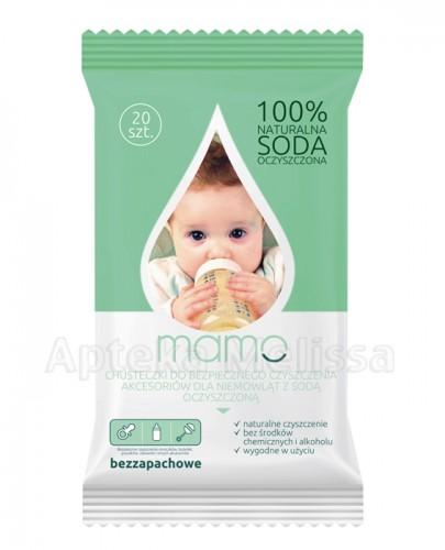  MAMO Chusteczki do bezpiecznego czyszczenia akcesoriów dla niemowląt z sodą oczyszczoną  bezzapachowe - 20 szt. - Apteka internetowa Melissa  