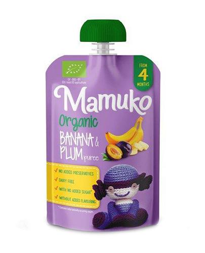  Mamuko Puree owocowe Bio Banan i śliwka - 100 g - cena, opinie, właściwości - Apteka internetowa Melissa  