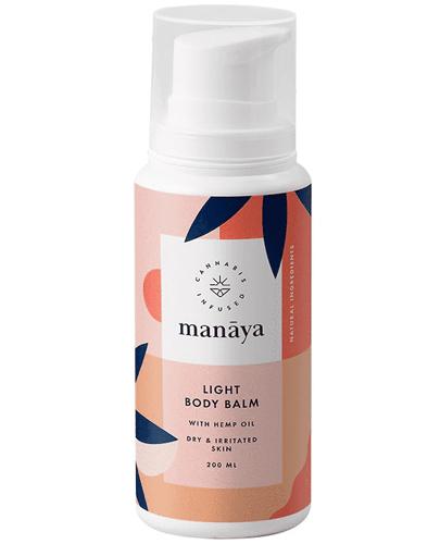 Manaya Lekki balsam do ciała z olejem konopnym - 200 ml - cena, opinie, właściwości - Apteka internetowa Melissa