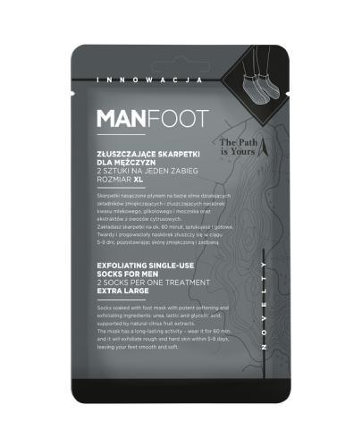  ManFoot Złuszczające skarpetki dla mężczyzn rozmiar XL, 1 para - Apteka internetowa Melissa  