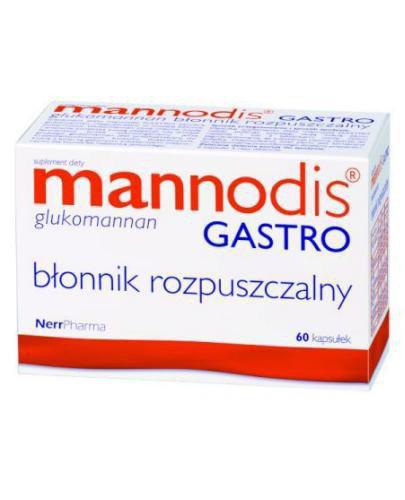  Mannodis Gastro, 60 kaps., cena, opinie, wskazania - Apteka internetowa Melissa  
