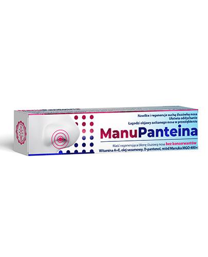  ManuPanteina maść regenerująca błonę śluzową nosa bez konserwantów, 10 g - Apteka internetowa Melissa  
