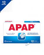  APAP, Paracetamol 500 mg, 12 tabl. Na różne rodzaje bólu, cena, opinie, właściwości 