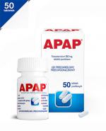  APAP, Paracetamol 500 mg, 50 tabl. Na ból różnego pochodzenia, cena, opinie, wskazania