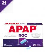  APAP NOC, 24 tabl. Na różne rodzaje bólu, cena, opinie, wskazania
