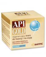 Api Gold Regenerujący krem do twarzy i na szyję z propolisem na dzień i na noc - 50 ml